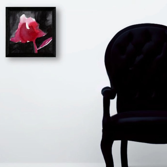 Framed Floral Painting, by Kathy Morton Stanion - Organic Impressions 07 - Picture 2 of 3